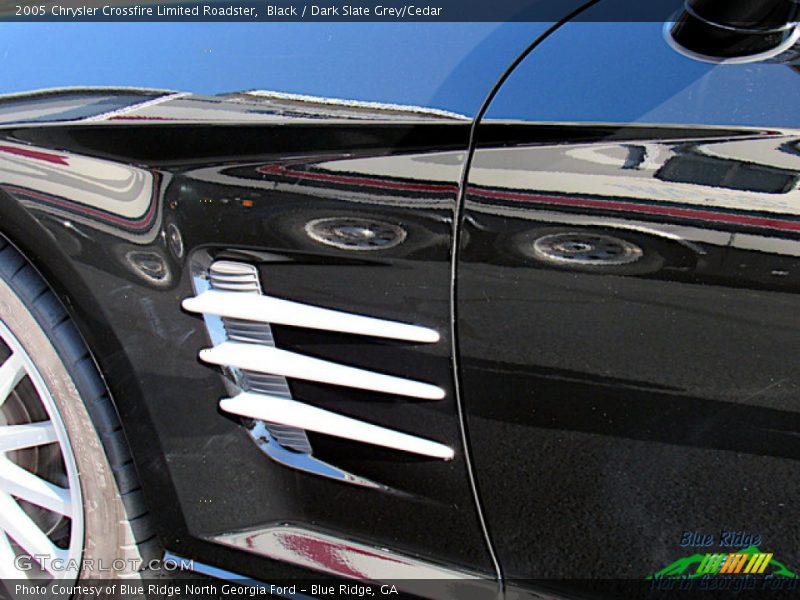 Black / Dark Slate Grey/Cedar 2005 Chrysler Crossfire Limited Roadster