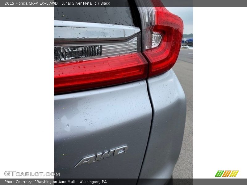 Lunar Silver Metallic / Black 2019 Honda CR-V EX-L AWD