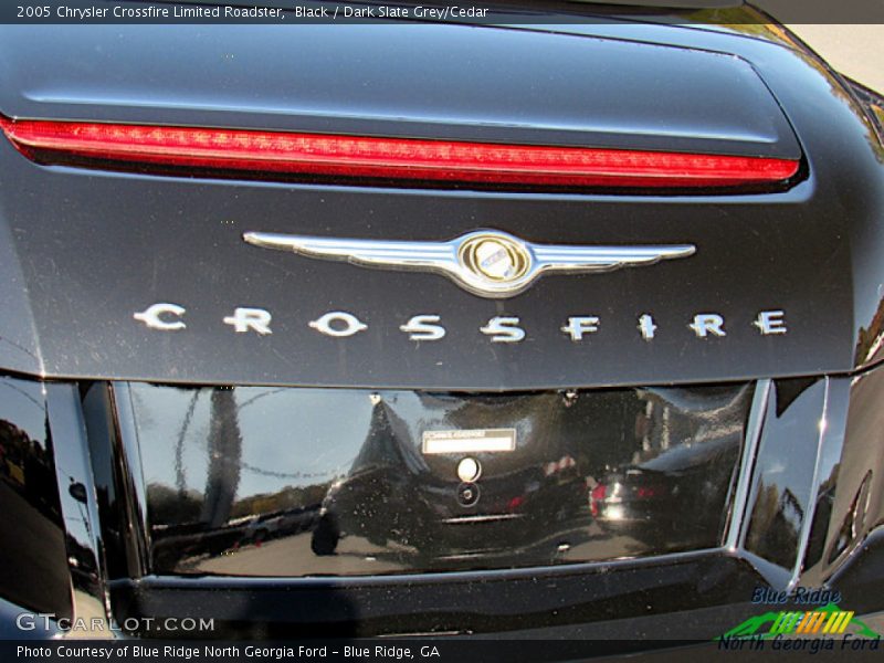 Black / Dark Slate Grey/Cedar 2005 Chrysler Crossfire Limited Roadster