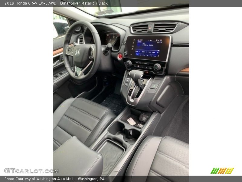 Lunar Silver Metallic / Black 2019 Honda CR-V EX-L AWD