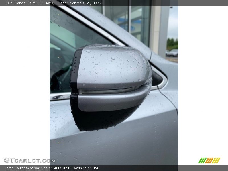 Lunar Silver Metallic / Black 2019 Honda CR-V EX-L AWD