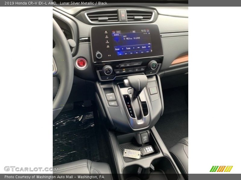 Lunar Silver Metallic / Black 2019 Honda CR-V EX-L AWD