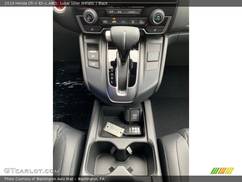 Lunar Silver Metallic / Black 2019 Honda CR-V EX-L AWD