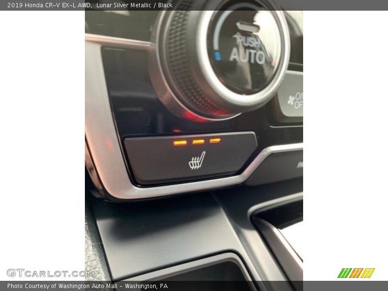Lunar Silver Metallic / Black 2019 Honda CR-V EX-L AWD