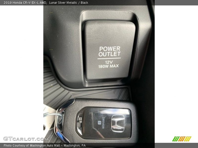 Lunar Silver Metallic / Black 2019 Honda CR-V EX-L AWD
