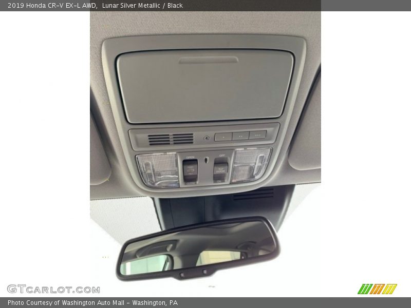 Lunar Silver Metallic / Black 2019 Honda CR-V EX-L AWD