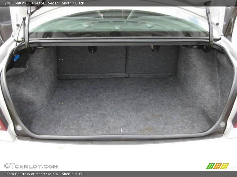 Silver / Black 2001 Saturn S Series SL1 Sedan