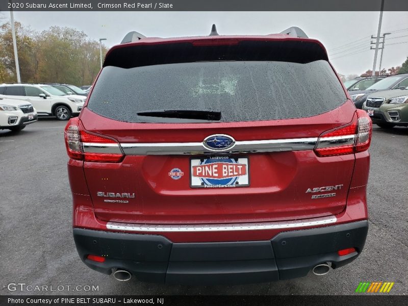 Crimson Red Pearl / Slate 2020 Subaru Ascent Limited