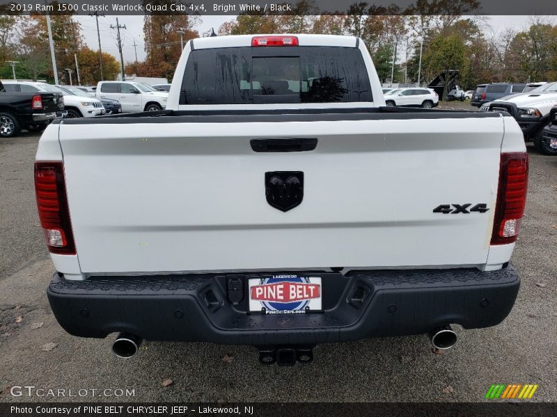 Bright White / Black 2019 Ram 1500 Classic Warlock Quad Cab 4x4