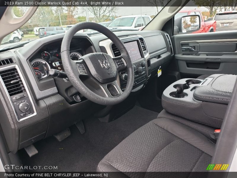 Bright White / Black 2019 Ram 1500 Classic Warlock Quad Cab 4x4