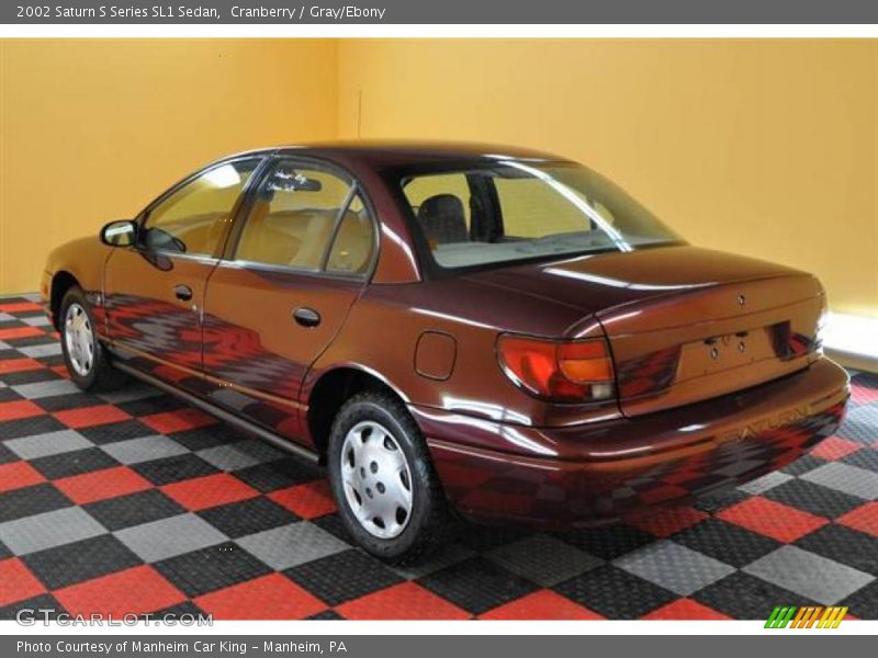 Cranberry / Gray/Ebony 2002 Saturn S Series SL1 Sedan