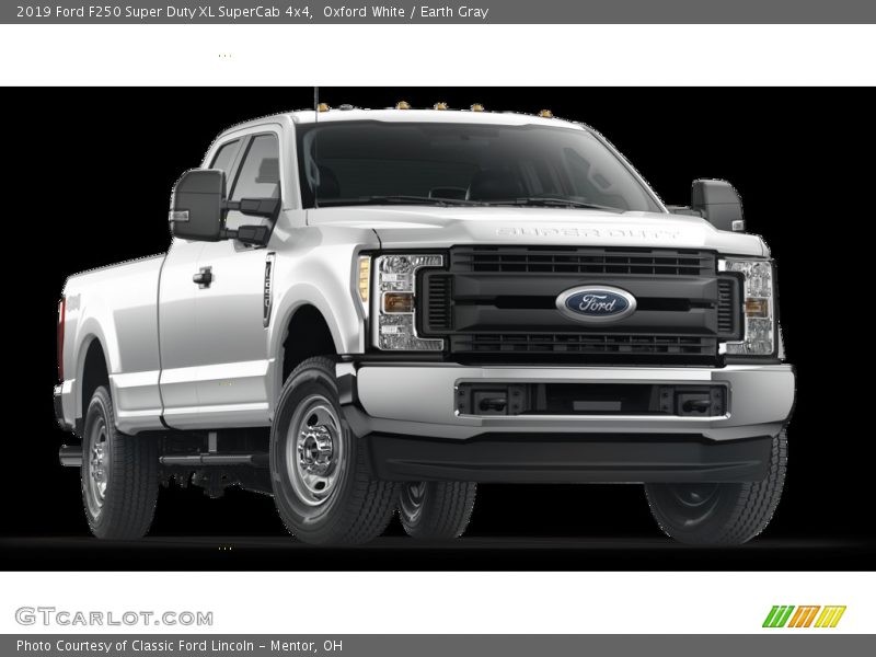 Oxford White / Earth Gray 2019 Ford F250 Super Duty XL SuperCab 4x4