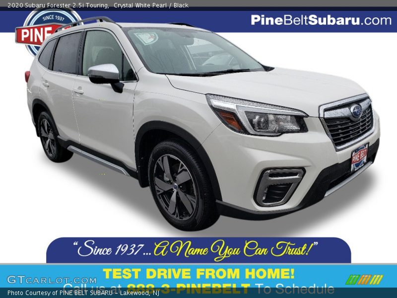Crystal White Pearl / Black 2020 Subaru Forester 2.5i Touring