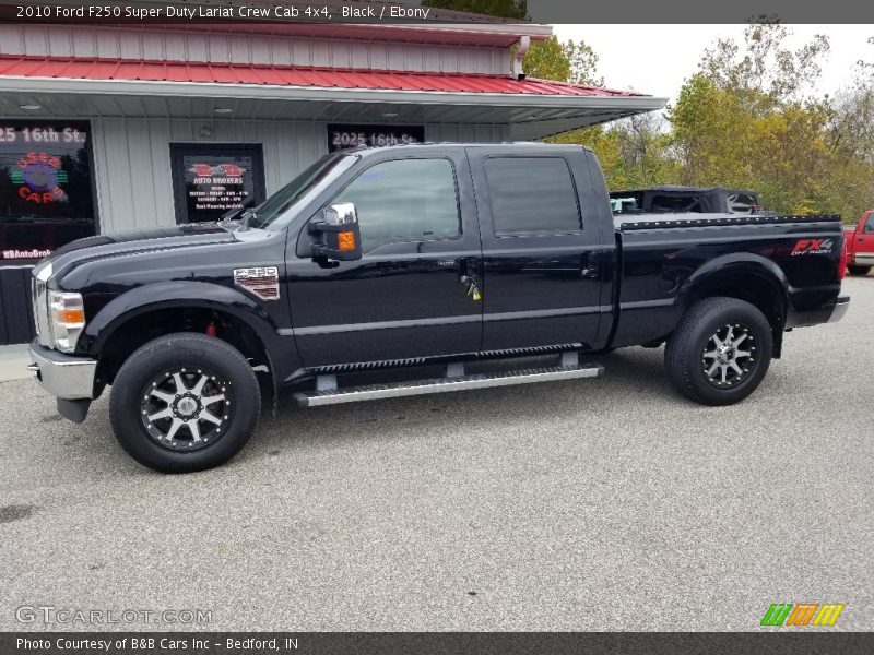 Black / Ebony 2010 Ford F250 Super Duty Lariat Crew Cab 4x4