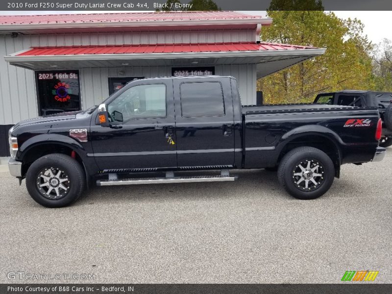 Black / Ebony 2010 Ford F250 Super Duty Lariat Crew Cab 4x4