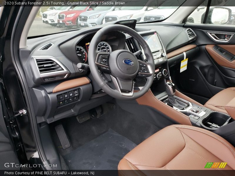  2020 Forester 2.5i Touring Saddle Brown Interior