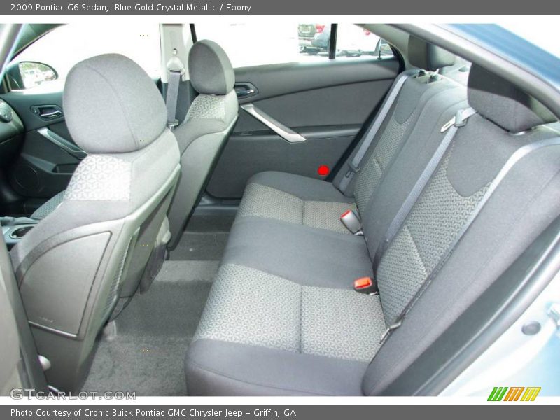 Blue Gold Crystal Metallic / Ebony 2009 Pontiac G6 Sedan