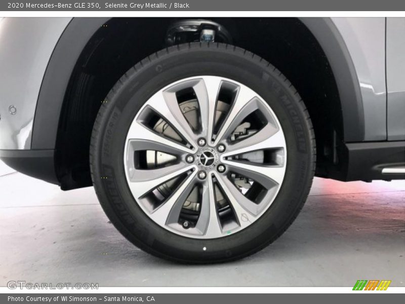 Selenite Grey Metallic / Black 2020 Mercedes-Benz GLE 350