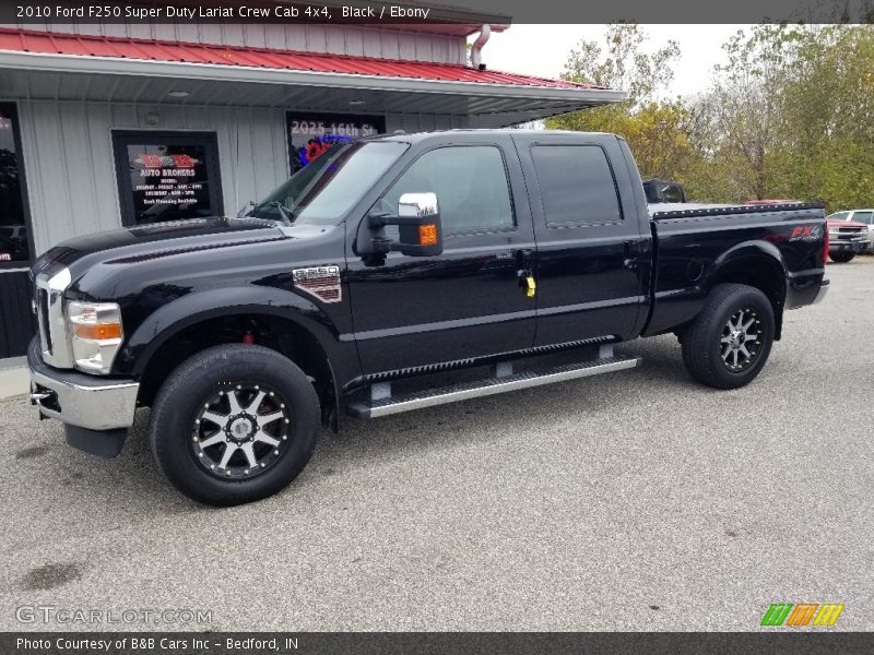 Black / Ebony 2010 Ford F250 Super Duty Lariat Crew Cab 4x4