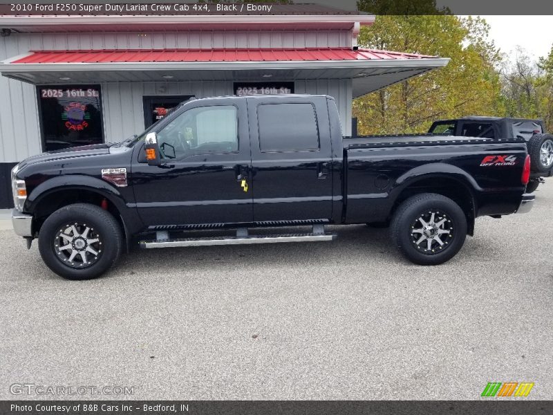 Black / Ebony 2010 Ford F250 Super Duty Lariat Crew Cab 4x4