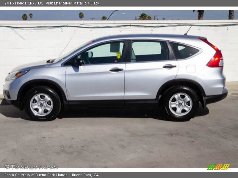Alabaster Silver Metallic / Black 2016 Honda CR-V LX