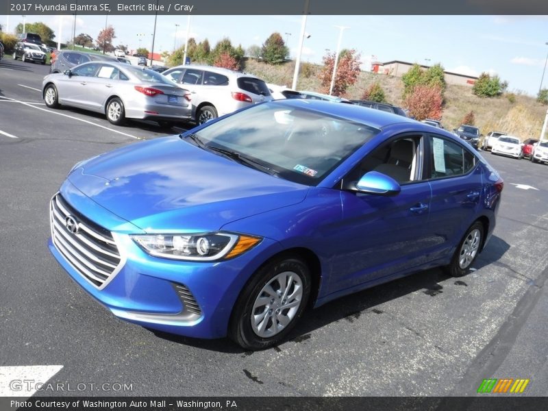 Electric Blue / Gray 2017 Hyundai Elantra SE