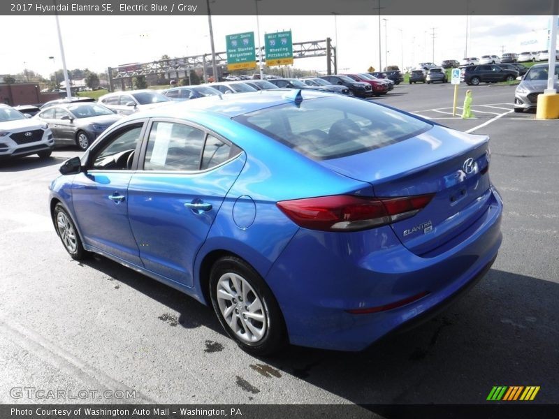 Electric Blue / Gray 2017 Hyundai Elantra SE