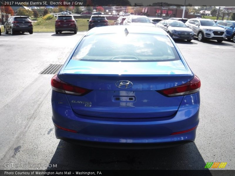 Electric Blue / Gray 2017 Hyundai Elantra SE