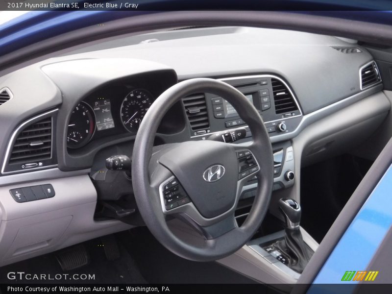 Electric Blue / Gray 2017 Hyundai Elantra SE