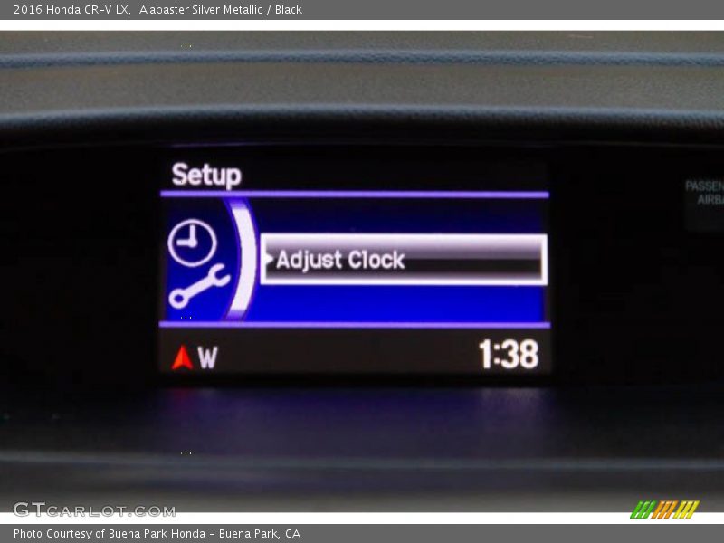 Alabaster Silver Metallic / Black 2016 Honda CR-V LX