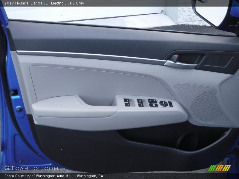 Electric Blue / Gray 2017 Hyundai Elantra SE