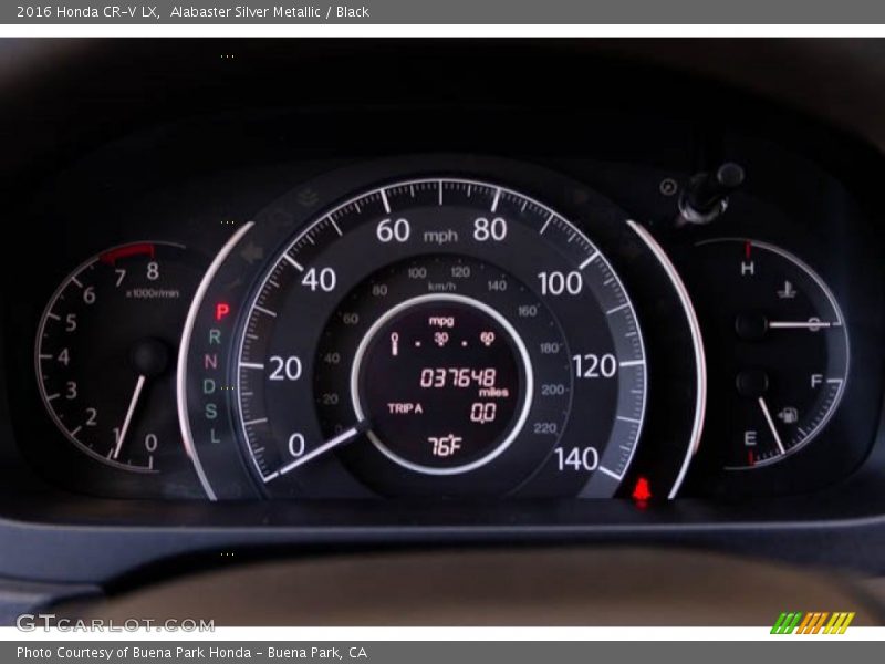 Alabaster Silver Metallic / Black 2016 Honda CR-V LX