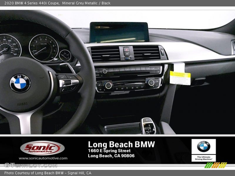 Mineral Grey Metallic / Black 2020 BMW 4 Series 440i Coupe