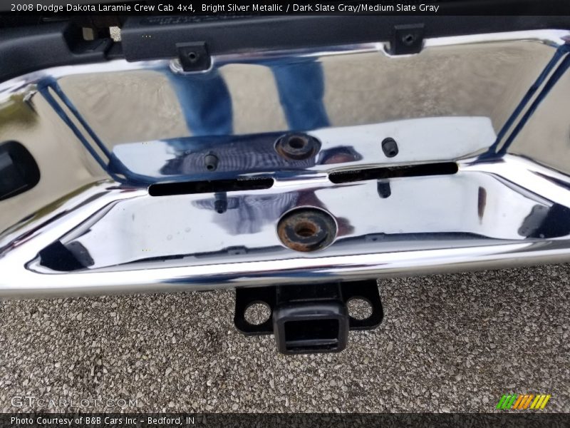 Bright Silver Metallic / Dark Slate Gray/Medium Slate Gray 2008 Dodge Dakota Laramie Crew Cab 4x4