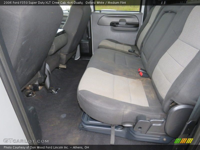 Oxford White / Medium Flint 2006 Ford F350 Super Duty XLT Crew Cab 4x4 Dually