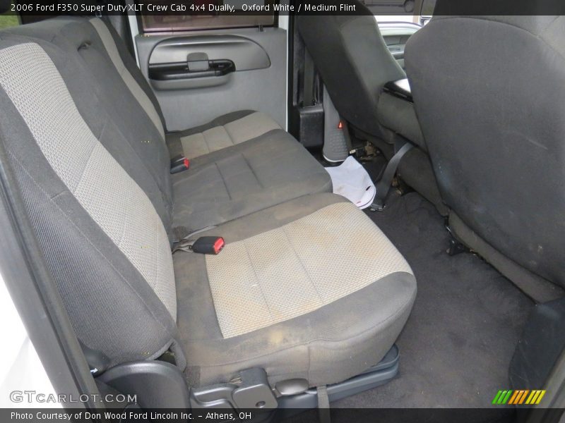 Oxford White / Medium Flint 2006 Ford F350 Super Duty XLT Crew Cab 4x4 Dually