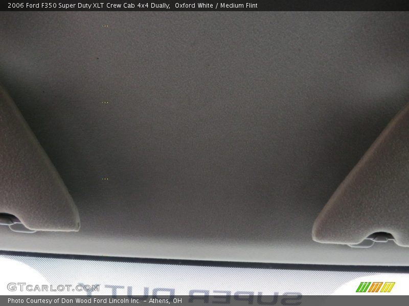 Oxford White / Medium Flint 2006 Ford F350 Super Duty XLT Crew Cab 4x4 Dually