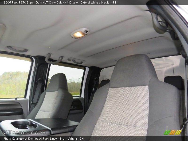 Oxford White / Medium Flint 2006 Ford F350 Super Duty XLT Crew Cab 4x4 Dually
