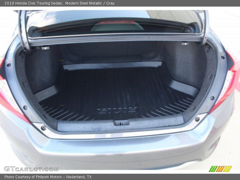 Modern Steel Metallic / Gray 2019 Honda Civic Touring Sedan