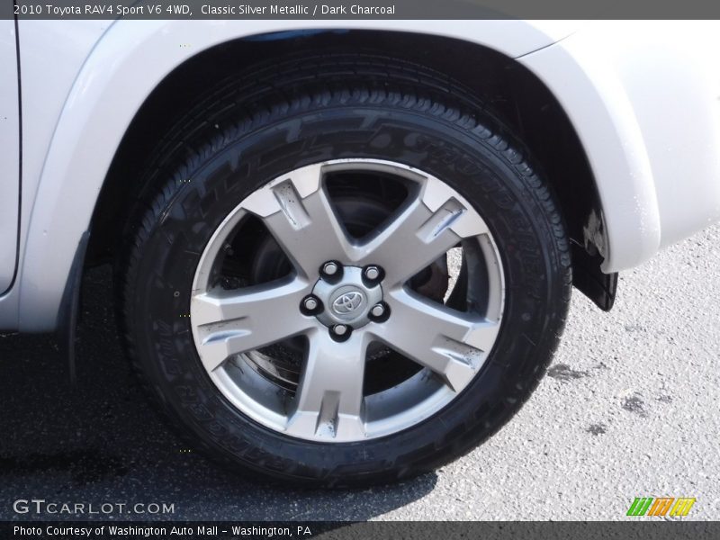 Classic Silver Metallic / Dark Charcoal 2010 Toyota RAV4 Sport V6 4WD