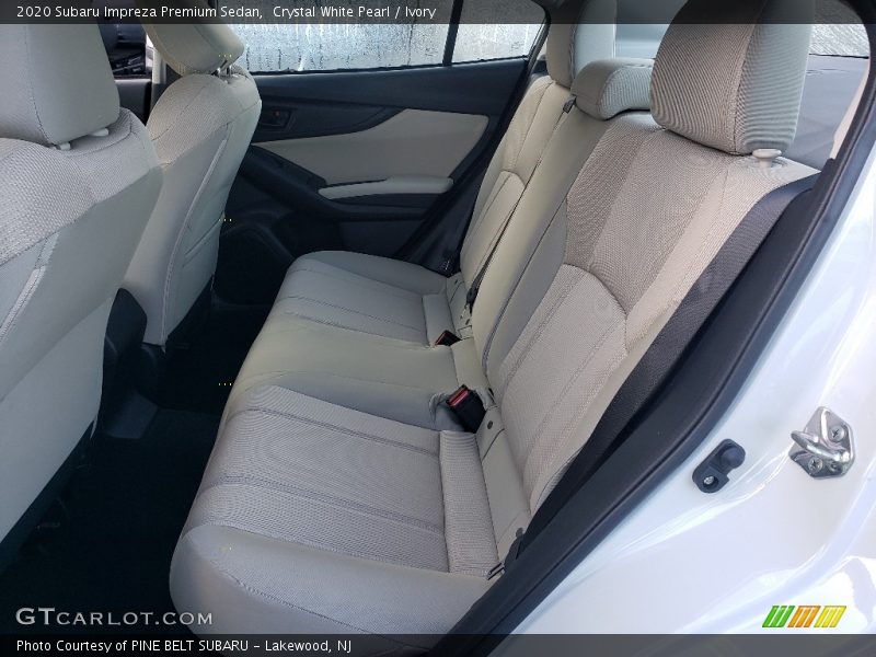 Rear Seat of 2020 Impreza Premium Sedan