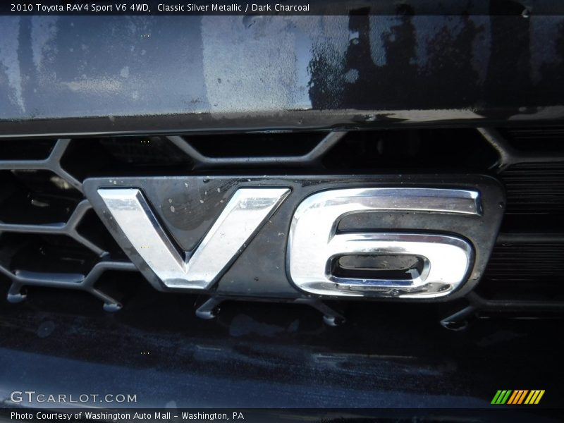 Classic Silver Metallic / Dark Charcoal 2010 Toyota RAV4 Sport V6 4WD