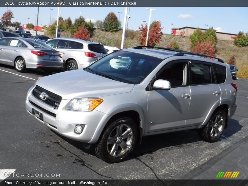 Classic Silver Metallic / Dark Charcoal 2010 Toyota RAV4 Sport V6 4WD