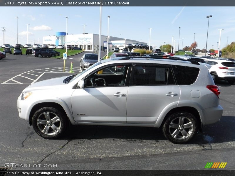 Classic Silver Metallic / Dark Charcoal 2010 Toyota RAV4 Sport V6 4WD