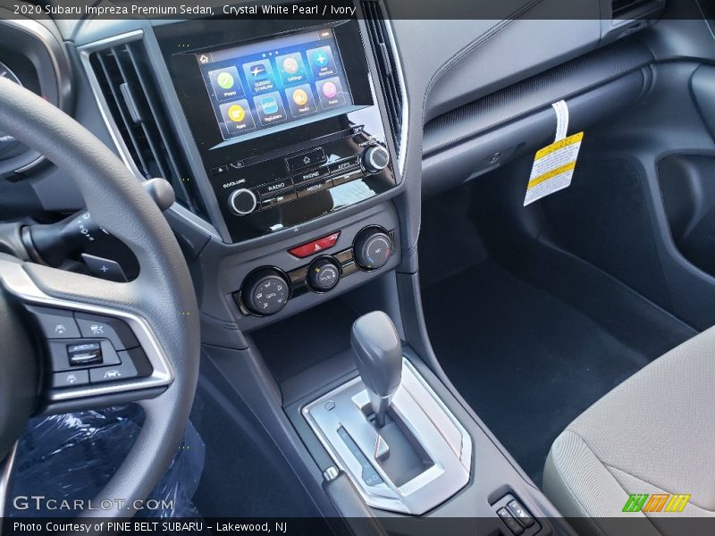 Controls of 2020 Impreza Premium Sedan