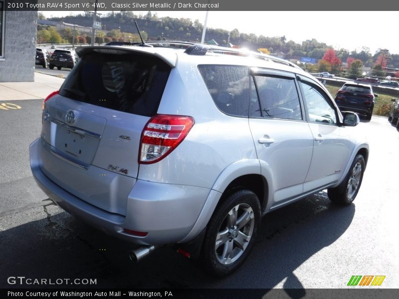 Classic Silver Metallic / Dark Charcoal 2010 Toyota RAV4 Sport V6 4WD