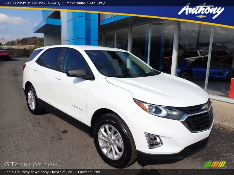 Summit White / Ash Gray 2020 Chevrolet Equinox LS AWD