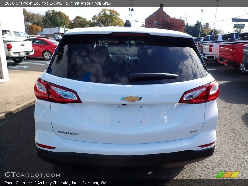 Summit White / Ash Gray 2020 Chevrolet Equinox LS AWD