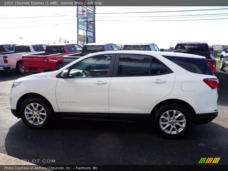 Summit White / Ash Gray 2020 Chevrolet Equinox LS AWD