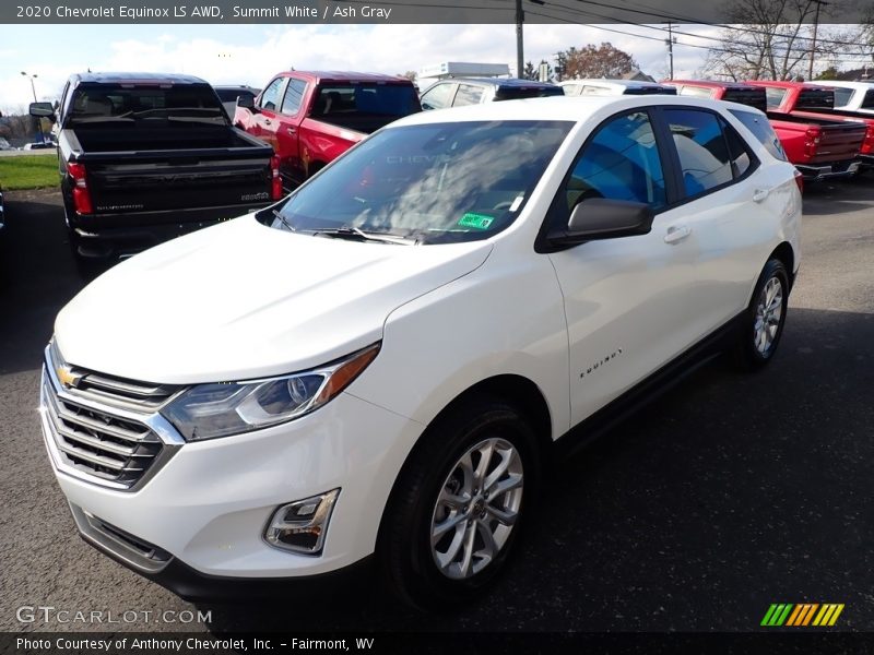 Summit White / Ash Gray 2020 Chevrolet Equinox LS AWD